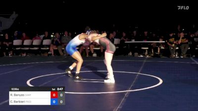 103 lbs Final - Riley Banyas, Campbellsville Women vs Chiara Barbieri, Presbyterian College Women