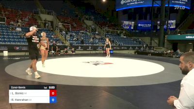 130 lbs Consolation - Lilliana Banks, WI vs Riley Hanrahan, WI