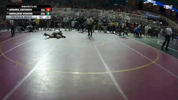 145 lbs 5th Place Match - Geraldine Honore, South Dade vs Arianna Antoniou, East Lake
