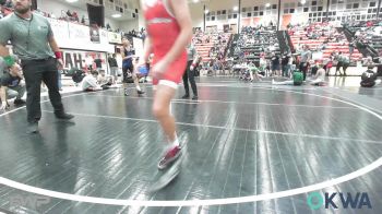 112 lbs Quarterfinal - Rylan Jenkins, Fort Gibson Youth Wrestling vs Johan Rodriguez, Tulsa Blue T Panthers