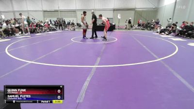 215 lbs Semis & 3rd Wb (16 Team) - Quinn Funk, Colorado vs Samuel Fletes, Louisiana Red