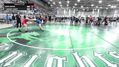 170 lbs Cons. Round 3 - Aoife Bryan, Wrestling Rhinos Wrestling Club vs Lindsey Shipp, NWWC