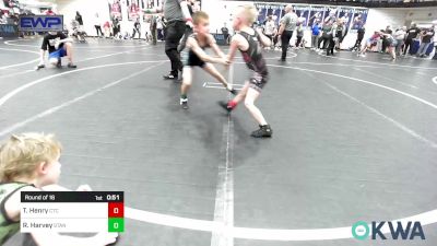 49 lbs Round Of 16 - TeeJay Henry, Comanche Takedown Club vs Rock Harvey, Standfast OKC