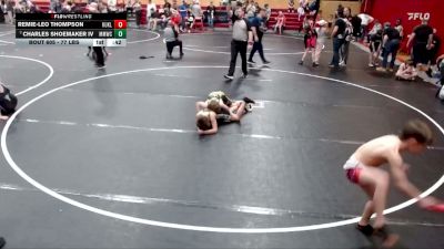 77 lbs Quarters - Charles Shoemaker IV, Mountain Man Wrestling Club vs Remie-leo Thompson, Kuna Klub