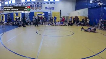 144 lbs 1st Place Match - Thomas Anderson, Charlotte Hs vs Kale Hayes, Zephyrhills Christian