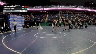 2A 126 lbs Champ. Round 1 - Ayden Sumners, Wheatmore vs Rhodes Shaw, West Wilkes High School