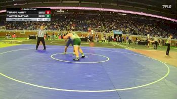 D1-285 lbs Semifinal - Anton Barynas, Jenison HS vs Brady Hamby, Dakota HS