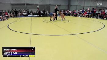 235 lbs Round 2 (8 Team) - Sydney Coyne, Wisconsin vs Ariana Chavez, Texas Blue