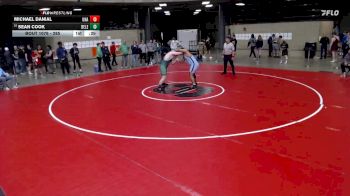 285 lbs Semifinal - Sean Cook, Niles Notre Dame vs Michael Danial, Unattached