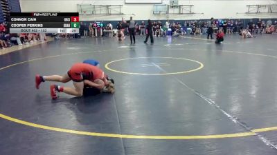 132 lbs Cons. Round 3 - Connor Cain, Oregon City vs Cooper Perkins, Grant