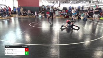 95 lbs Final - Rush Mcclung, Social Circle USA Takedown vs Leo Gallagher, Wolfpack Wrestling Club