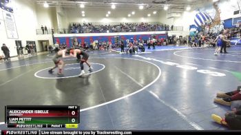 120 lbs Champ. Round 1 - Alekzander Isbelle, University vs Liam Pettit, Priest River