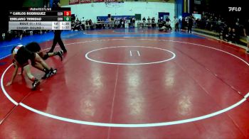 113 lbs Champ. Round 1 - Carlos Rodriguez, Elsinore vs Emiliano Trinidad, Tustin