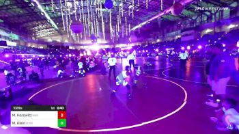 102 lbs Consi Of 8 #2 - Micah Horowitz, War vs Michael Klein, Scorpions WC