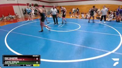 152 lbs Round 1 (6 Team) - Justin Shields, Kansas Bronze vs Mac Shaefer, Marauder Wrestling Club