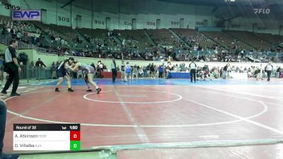 150 lbs Round Of 32 - Aspen Atkinson, Perry Girls Wrestling Club vs Olivia Villalba, Altus JH