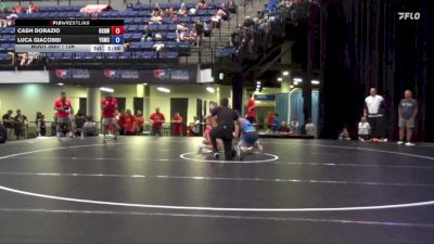 126 lbs 7th Place Match - Cash Dorazio, Ohio Crazy Goats Wrestling vs Luca Giacobbi, Young Guns Wrestling Club