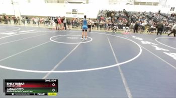 135 lbs Cons. Semi - Jadah Otto, Revolution Elite Wrestling vs Emily Robar, Club Not Listed