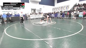 105 lbs Semifinal - Angelica Serratos, Santa Ana vs Kelsie Chater, Walnut