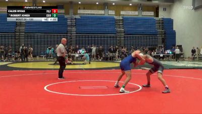 133 lbs Champ. Round 2 - Caleb Rivas, Cal Poly vs Robert Jones, CSU Bakersfield