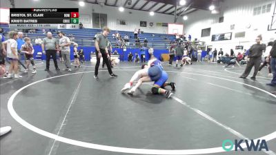 115 lbs Rr Rnd 4 - Bristol St. Clair, Team Nomad vs Kristi Batres, Choctaw Ironman