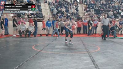160_B lbs Round Of 16 - Colton Stillwagon, Laurel vs Conrad Simmers, Glendale