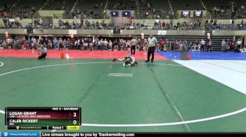 85 lbs Semifinal - Logan Grant, LAW - Lacrosse Area Wrestlers vs Caleb Rickert, BGC