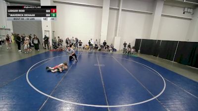 45 lbs Champ. Round 3 - Maverick DeHaan, Idaho vs Ledger Reid, Idaho