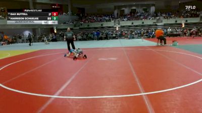 70 lbs Quarterfinal - Dax Buttell, St. Peter vs Harrison Schuelke, Minneota