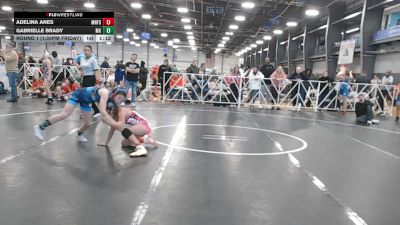 92 lbs Round 1 (1:30pm Friday) - Adelina Anes, Minnesota Funky Singlets vs Gabrielle Brady, Maryland Gold
