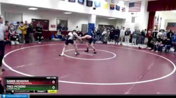 160 lbs Cons. Round 4 - Saber Sessions, Thunder Basin High School vs Tres Pickerd, Lander Valley