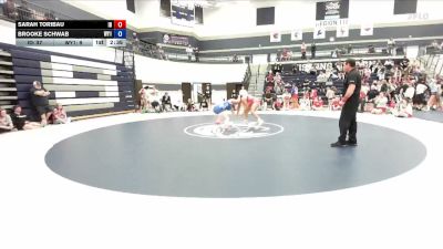 170 lbs Round 2 (6 Team) - Sarah Toribau, Idaho vs Brooke Schwab, Wyoming 1