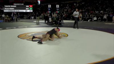 110 lbs Consi Of 16 #1 - Yulicxi Ibanez, Corning (NS) vs Tillia Perry, Monterey (CC)