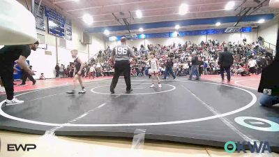 61 lbs Quarterfinal - Dean Lovelace, Caney Valley Wrestling vs Kade Whitenack, Tiger Trained Wrestling