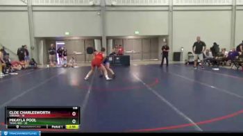 138 lbs 2nd Wrestleback (8 Team) - Cloe Charlesworth, Virginia vs Mikayla Pool, Texas Red