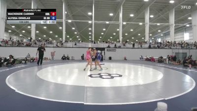 130 lbs Mackenzie Carder, Ohio Blue vs Alyssa Ornelas, Colorado