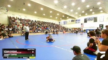 120 lbs Champ. Round 1 - Ethan Duenas, Friendly Hills Wrestling Club vs Danny Cortes, Orange