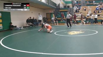 150.0 Round 3 - Zev Cox, Larned High School vs Christian Fernandez, Hesston High School