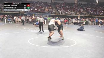 D 1 285 lbs Champ. Round 2 - Julian Blanchard, St. Amant vs Jayvier Hollis, Slidell