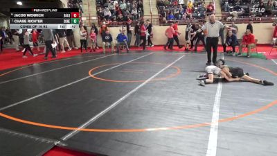 70_B lbs Consi Of 16 #2 - Jacob Wenrich, Bald Eagle Area vs Chase Richter, Conestoga Valley