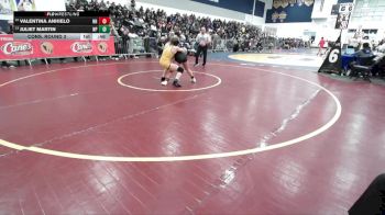 125 lbs Cons. Round 3 - Valentina Anhielo, Newport Harbor vs Juliet Martin, Newbury Park