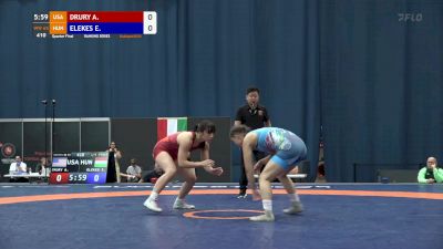 65 kg Quarterfinal - Aine Drury, USA vs Eniko Elekes, HUN