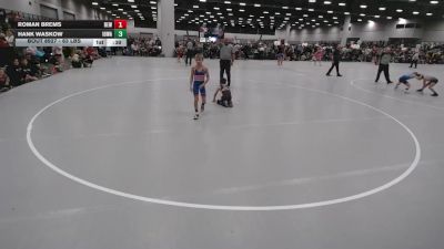 63 lbs Cons. Rd Of 32 - Hank Waskow, Iowa vs Roman Brems, DC Elite Wrestling