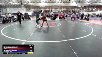 110 lbs Cons. Semi - Sophia Cornish, Colorado Mesa vs Emilie Gonzalez, Iowa