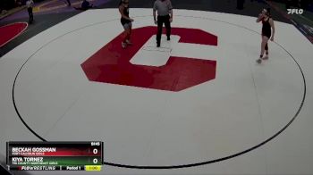 Cons. Semi - Kiya Tornez, Tri County Northeast Girls vs Beckah Gossman, Fort Calhoun Girls