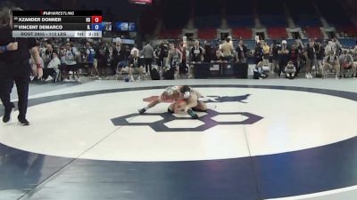 113 lbs Cons. Sub-rd Of 16 - Xzander Donner, Kansas vs Vincent DeMarco, Illinois