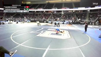 126 lbs Cons. Round 3 - Caitlin Maragioglio, Bellport-11 vs Allison Carman, Port Jervis-9