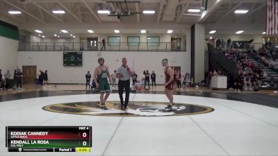 174 lbs Cons. Round 2 - Kendall La Rosa, Cal Poly vs Kodiak Cannedy, Little Rock