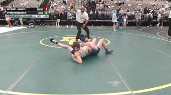 110-I lbs Semifinal - Michael Amaro, High Pace Wrestling Club vs Ryan Ryszetnyk, Long Beach Gladiators