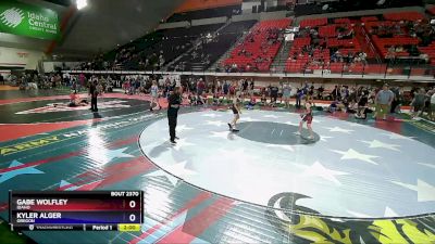 80 lbs Semifinal - Gabe Wolfley, Idaho vs Kyler Alger, Oregon